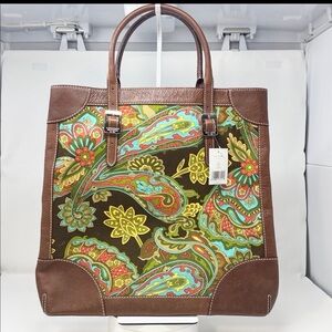 Kate Spade Paisley Collection Limited Edition Boho Large Shoulder Tote Bag NWT
